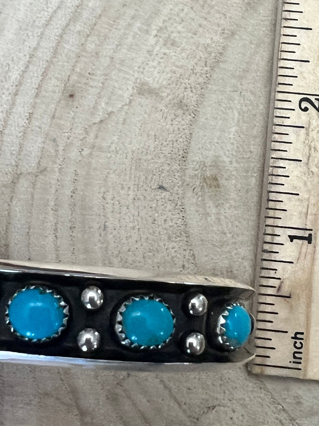 Paul Largo Turquoise & Sterling Silver Bracelet