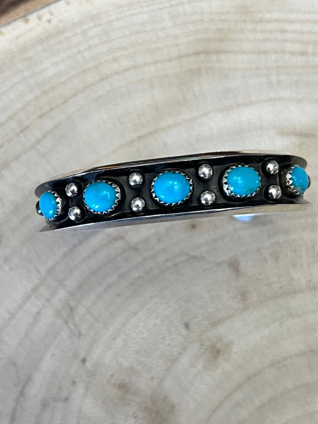 Paul Largo Turquoise & Sterling Silver Bracelet